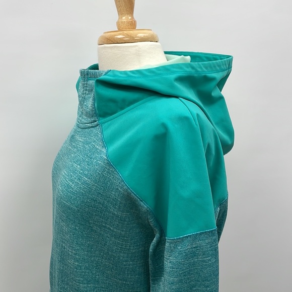 The North Face Hoodie Fleece Lined Sweatshirt Casual Pocket Teal XL - Picture 5 of 11